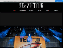 Tablet Screenshot of letzzeppelin.com